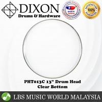 ราคา Dixon 13" PHT013C Clear Bottom Resonant Drum Skin Head DrumHead สําหรับบ่วง Tom (PHT013) (26945365279)