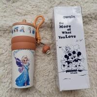 ราคา แก้วน้ําสแตนเลส owala princess Aisha ขวดดื่มไม่ Elsa frozen let go Disney ทนความร้อนเย็นร้อนน้ําแข็งขวดดื่ม 720 ml แก้วสูญญากาศ sus 316 เห็ด (50662135218)