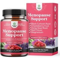 ราคา Natures Craft Complete Herbal Menopause Supplement for Women - Female Hormone Balance Capsules for Night Sweats Hot Flashes & Mood Swings with Dong Quai, Chaste Berry & Black Cohosh Root - 60 Count (5
