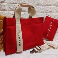 ราคา กระเป๋า Pl Marhen กระเป๋าสีแดง (8129097619)
