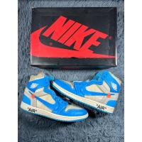 ราคา Nike Air Jordan 1 Off White UNC - Size:41/26CM มือสอง (56105854993)