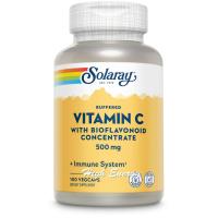 ราคา Solaray, Buffered Vitamin C with Bioflavonoid Concentrate 500 mg, VegCaps (13535371677)