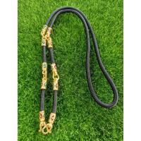 ราคา สร้อยเชือกร่ม คั่นทอง คั่นเงิน 5 ห่วง ยาว 28" (7380342108)