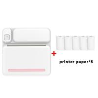 ราคา พร้อมสต็อก C19 200DPI เครื่องพิมพ์การบ้านนักเรียน Bluetooth Inkless Pocket Printer กระดาษเครื่องพิมพ์สีชมพู x 5 (55712039508)