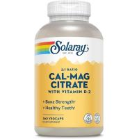 ราคา Solaray Calcium Magnesium Citrate 2:1 Ratio Calcium s สําหรับผู้หญิงและผู้ชาย wMagnesium และ D 2 B สุขภาพกล้ามเนื้อและพอร์ตประสาท 60 วันรับประกัน 60 Serv 360 VegCaps (54415106847)