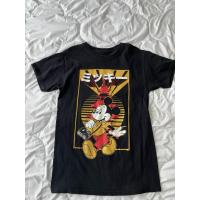 ราคา เสื้อยืด Disney MICKEY MOUSE สีดำ ลายมิกกี้เม้าส์สไตล์ญี่ปุ่น (ตัวอักษร ミッキー) (49500780180)