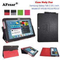 ราคา แท็บเล็ต GT-P5100 GT-P5110 GT-P5113 สมาร์ทฝาครอบกรณีพลิกหนัง PU Folio สําหรับ Samsung Galaxy Tab 2 10.1 นิ้วแท็บเล็ต GT-P5100 GT-P5110 GT-P5113 สมาร์ทฝาครอบกรณี (40465953608)