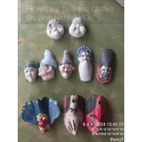 ราคา หน้ากากเซรามิคจิ๋วขนาด5-7ซม.งานจีนที่วางตะเกียบรูปทรงหน้ากากญี่ปุ่นหน้ากากไม้ศรีลังกาสินค้ามือสองจากตู้ญี่ปุ่น (25184526523)