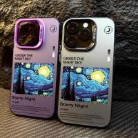 ราคา ปลอกสําหรับ IPhone 16 15 Pro Max 11 13 14 12 Pro 7 8 Plus XS Max X XR Van Gogh ภาพวาดสีน้ํามัน Matte Hard Cover (25125185336)