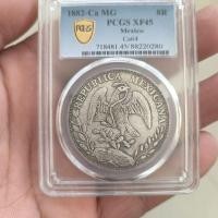 ราคา ต่างประเทศเก่าเงินดอลลาร์ pcgs เหรียญเกรดเม็กซิโกนกอินทรีต่างประเทศเงินดอลลาร์เหรียญเงินกล่องคอลเลกชันเหรียญโบราณ (51361347954)