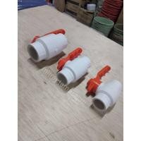 ราคา MERAH BALL VALVE 1/2 3/4 1 INCH PLAIN THICK WATER STOP FAUCET 1/2" 3/4" 1" PVC BALL VALVE RED HANDLE (26439780157)