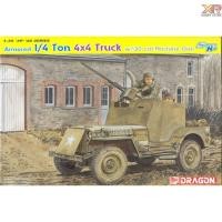 ราคา [Dragon Model] 1/35: ARMORED 1/4 TON 4x4 TRUCK (DRA 6714) (25321146525)