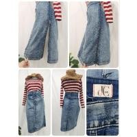 ราคา ผ้ายีนส์ยืด เด้ง แบรนด์ dc jeans เอว 34"-40" กระโปรงยีนส์มือสอง ทรงสอบ ผ่าหลัง วินเทจ นำเข้า USA (25980454863)