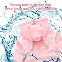ราคา LY Bath 【2023New】Kid Cartoon Flannel Bathrobe Quick Dry Hooded Cotton Beach Towel Baby Nightgown (29767210829)