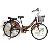 ราคา LA Bicycle จักรยาน รุ่น 24" CITY RIDE ( สีน้ำตาล ) (300667581)