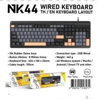 ราคา NUBWO Keyboard NK44 | NK48 | NK56 | Signo KB-82 WIRED KEYBOARD ลวดลายสวยงาน TH / EN KEYBOARD LAYOUT มีสาย (40961171176)
