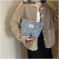 ราคา BASTILIBAG กระเป๋าเก็บเครื่องสําอาง, กระเป๋าแต่งหน้าแบบพกพาพิมพ์ลายดอกไม้, กระเป๋าสตางค์ย้อนยุคความจุขนาดใหญ่ผู้หญิง (41182418432)
