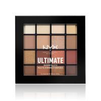 ราคา [มีโค้ดลด] อายแชโดว์ 16 สี NYX Ultimate Shadow Palette สี Warm Neutrals (8934497311)