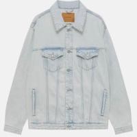 ราคา PULL& BEAR DENIM JACKET พร้อมกระเป๋าใหม่ต้นฉบับ (41855755648)