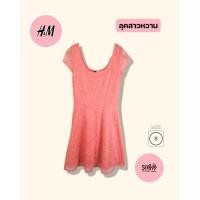 ราคา H&M เดรสกระโปรงลูกไม้ สไตล์คุณหนู โทนหวาน / Size XS-S / มือสอง สภาพดี พร้อมส่ง (43528250460)
