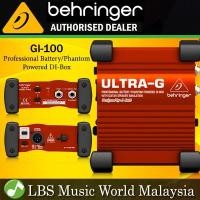 ราคา Behringer GI-100 Profesional Battery Phantom Powered DI Box พร้อมลําโพงกีต้าร์ Emultion Direct Box (GI100 GI 100) (53364465418)