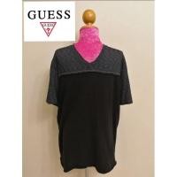 ราคา GUESS Brand_2nd hand เสื้อยืดแขนสั้นผ้าฝ้าย​100​% สีดำแท้มือสองกระสอบนำเข้า​ Made in Quatemala (7893720449)