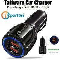 ราคา Car & Motor Charger Dual USB Port 3.1A QC 3.0 Fast Charging Cas (41022192026)