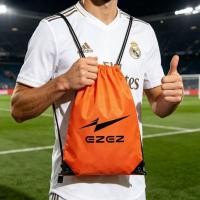 ราคา EZEZ(อีซี่)กระเป๋าหูรูด กระเป๋าสะพายหลัง Football Bag กระเป๋าใส่รองเท้าบาส ใส่อุปกรณ์กีฬา (56809687030)