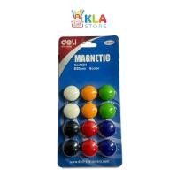 ราคา Magnet Deli No.7824. แม่เหล็กติดกระดาน (12 เม็ด/แพ็ค) ที่ติดตู้เย็น แม่เหล็กติดตู้เย็น แม่เหล็กติดกระดาน (46963067277)