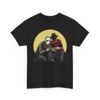 ราคา 2026 Gildan ของขวัญสยองขวัญน่ากลัวภาพยนตร์คนร้ายเล่นวิดีโอเกม Jason Unisex Heavy Cotton T เสื้อ XS-3XL (24798344539)