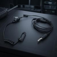 ราคา 7.1 มม.NATO Plug Acoustic Air Tube หูฟังพร้อมไมโครโฟน PTT สําหรับ Mini Walkie Talkie วิทยุ, Covert Security Agent หูฟัง (57110352498)