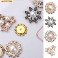 ราคา ACTIONFIGX 10 ชิ้นปุ่มมุก DIY กิ๊บติดผมมุกรูปดอกไม้คริสตัลหัตถกรรม (54011161823)