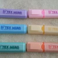ราคา ปากกาเน้นข้อความ สีพาสเทล TEX 118 (พร้อมส่ง) (982741828)