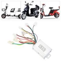 ราคา ตัวควบคุมมอเตอร์แปรงสกู๊ตเตอร์ E-Bike กล่องควบคุมความเร็วสามล้อ 24V 250W (53208740909)