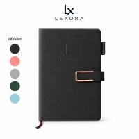 ราคา 【Lexora】สมุดโน้ต A5 ปกหนัง PU พรีเมียม ลายกวาง ตัวล็อกโลหะ มีที่เสียบปากกา กระดาษถนอมสายตา พร้อมส่ง ส่งไว (51909274976)