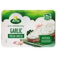 ราคา Arla เฟรชครีมชีสผสมกระเทียมและสมุนไพร ตราอาร์ลา 150g (52466495171)