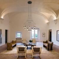 ราคา Villa living room chandelier Italian minimalist duplex apartment loft Restaurant staircase light Long chandelier in the (51113411781)