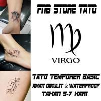 ราคา Virgo Zodiac Basic รอยสักชั่วคราว ปลอดภัยบนผิวยาวนาน 5-7 วันกันน้ํา (52460713570)