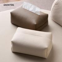 ราคา กาซี75อัล กล่องทิชชู่,สีทึบเดสก์ท็อปตกแต่งกล่องเก็บกระดาษทิชชู,โมเดิร์นกันฝุ่นสแควร์ออกแบบหนังเทียมถุงเก็บกระดาษทิชชูห้องรับประ (53813697536)