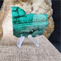 ราคา หินมาลาไคต์ มาลาไคต์ หินมาลาไคท์ มาลาไคท์(Malachite)ยาว 6 ซม.หน้ากว้าง 4.7 ซม.หนา 0.8 ซม.น้ำหนัก 55.3 g. (57809266299)