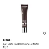 ราคา มีโค้ดลด130-. ค่า❗️❗️ไพรเมอร์ BECCA Ever-matte poreless priming Perfector แท้ #used #มีของแถม (584211817)