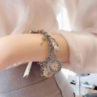 ราคา Anne Klein Women's Gold-Tone Charm Bracelet Watch, AK/3460GPCH (9634616636)