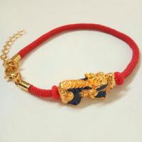 ราคา ข้อมือปี่เซียะด้ายแดง5ธาตุ เปลี่ยนสีได้ (1899817461)