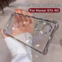 ราคา HONOR X7e 4G สี่มุมชุบ Anti Drop โปร่งใสเคสโทรศัพท์สําหรับ X7e X7E HonorX7e 4G 5G 2026 หรูหรากันกระแทกซิลิโคนอ่อนนุ่มปกหลังสําหรับ Honar x7eX7E 4G Honor (52464251645)