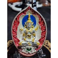 ราคา พระแก้วมรกต พุทธศิลป์เวนไตย เนื้อเงิน ลงยาราชาวดีแดง หลวงพ่อพัฒน์ วัดห้วยด้วน (28280166931)