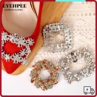 ราคา EYEHPEE 2 ชิ้นรองเท้าคลิปเจ้าสาว Rhinestones คริสตัลแฟชั่นรองเท้าตกแต่ง (50214355251)