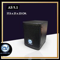 ราคา (ราคา/ใบ) ตู้ลำโพง Point Source ไม้อัดตราภูเขา (เปล่าไม่มีดอก) ขนาดดอก 5" รุ่น AS 5.1 (46207428865)