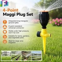 ราคา จัดส่งใน24ชม.หัวสปริงเกอร์ หัวสปริงเกอร์รดน้ำ 360องศา วัสดุPVC ขนาด4หุน พร้อมขาปักดิน รดน้ำต้นไม้ หญ้า (45614195954)