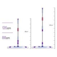 ราคา (MNL84) ไม้ถูพื้น Flat Mop แฟลตม็อบ ไม้ถูพื้นรีดน้ำ ไม้ม็อบถูพื้น ไม้ม็อบ ไม้ถู ไม้ถูบ้าน ไม้ม็อบดันฝุ่น (5734623774)