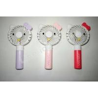ราคา ((พร้อมส่ง)) พัดลมมือถือ ลายคิตตี้ (259631436)